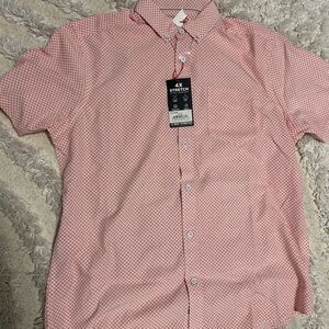 Men's Pink Short Sleeve Shirt